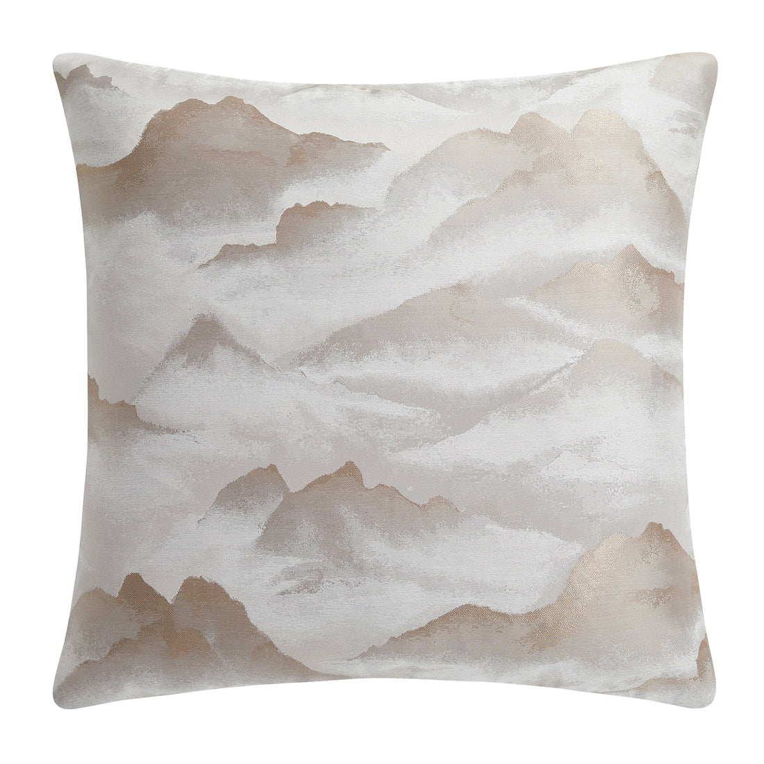 warm-toned plush pillow sham in a minimalist guest room setting