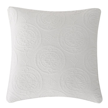 earth-toned textured pillow sham in a refined living room setting
