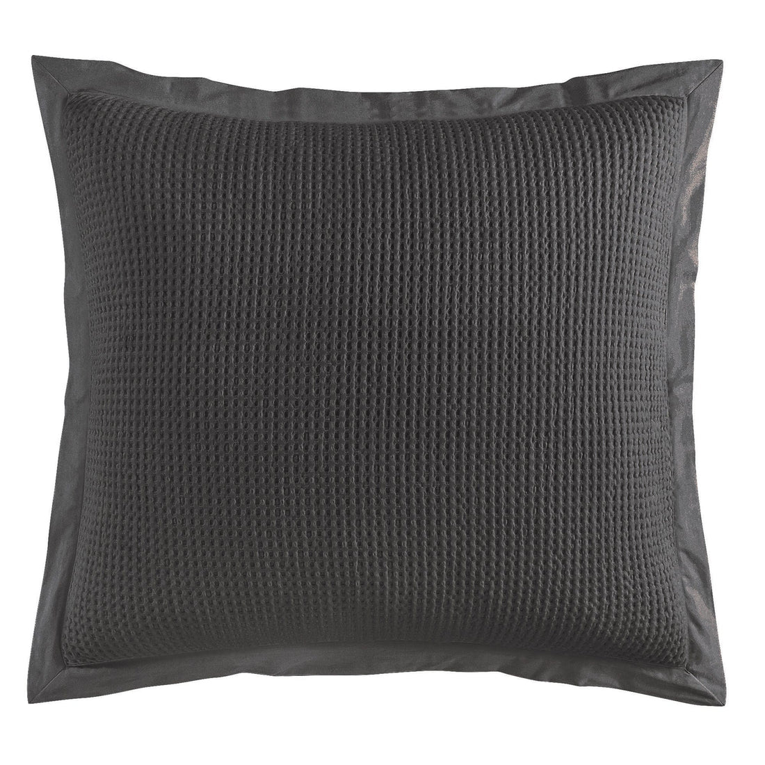 warm-toned plush pillow sham in a classic contemporary bedroom setting