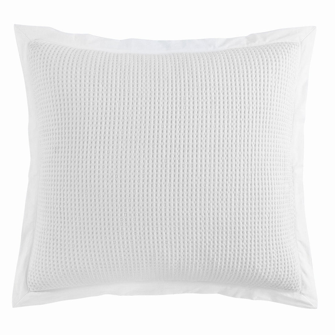 warm-toned plush pillow sham in a classic contemporary bedroom setting