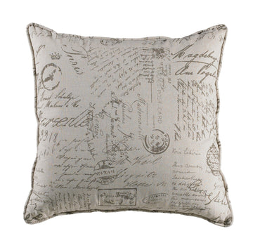 ivory soft pillow sham in a farmhouse cozy bedroom setting