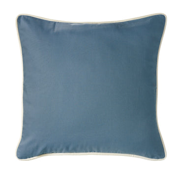 gray cotton pillow sham in a elegant modern bedroom setting