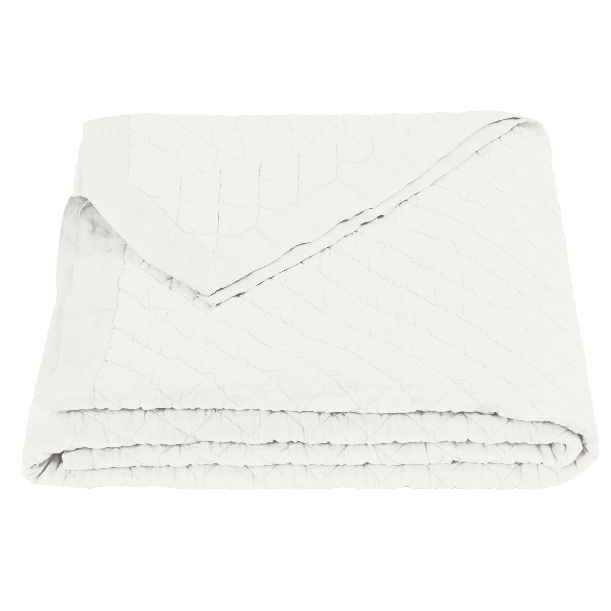 white brushed quilt in a contemporary master bedroom setting