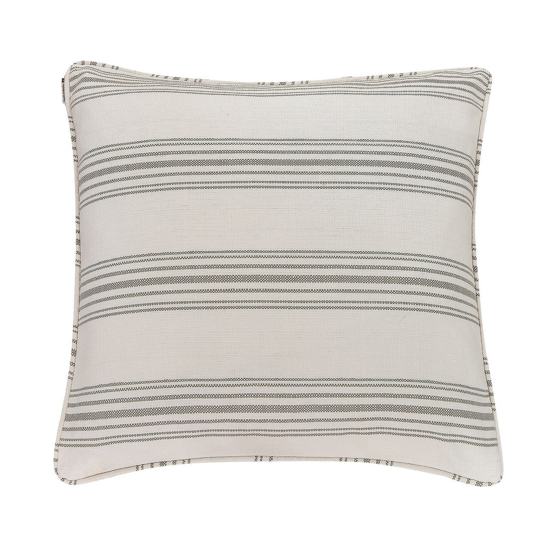 neutral-toned linen pillow sham in a classic contemporary bedroom setting