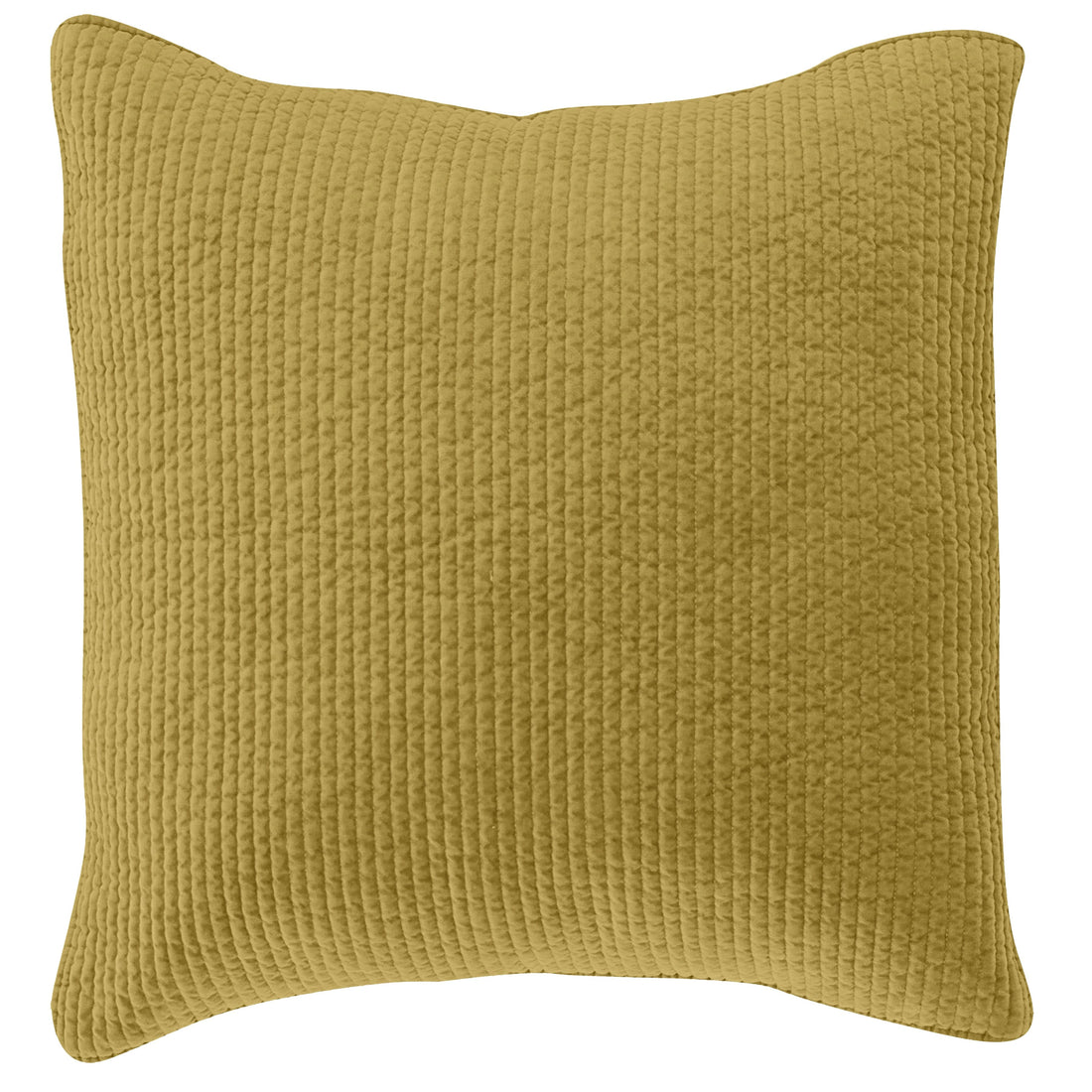 warm-toned plush pillow sham in a contemporary master bedroom setting