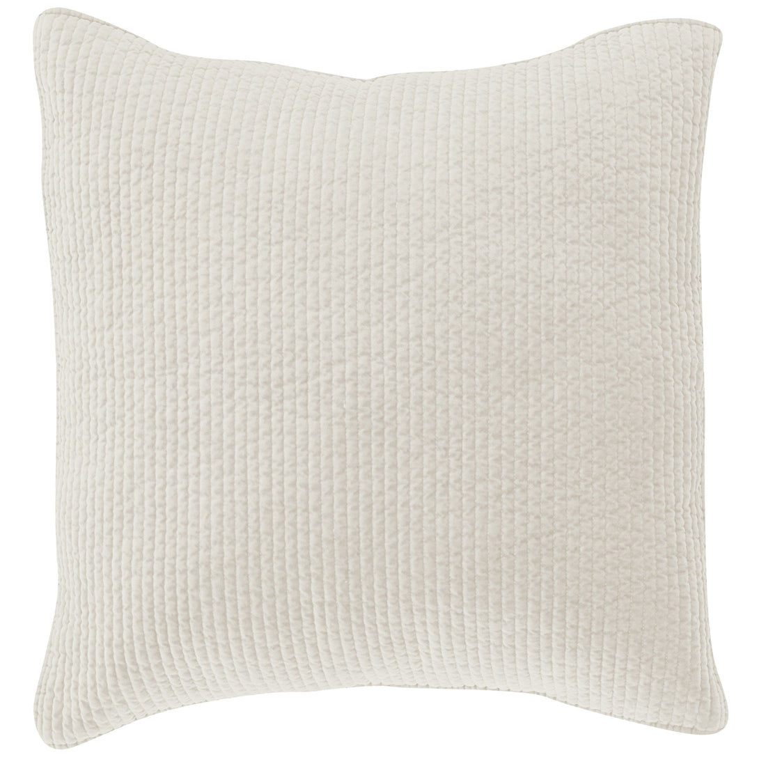 warm-toned plush pillow sham in a contemporary master bedroom setting