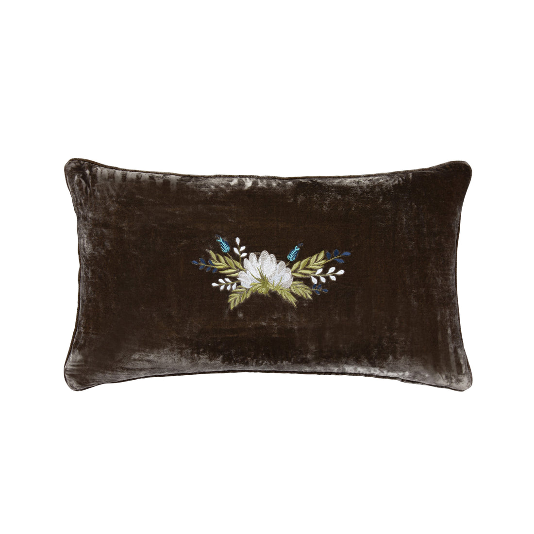 Stella Faux Silk Velvet Body Pillow styled for a southwestern living room space.