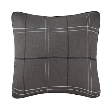 natural velvet pillow sham in a refined master bedroom setting