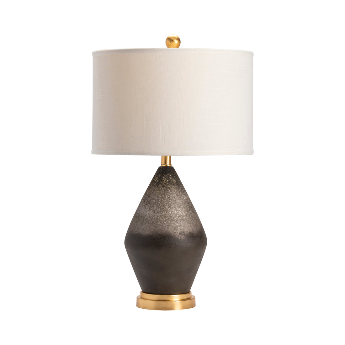 warm-toned soft table lamp in a classic entryway setting
