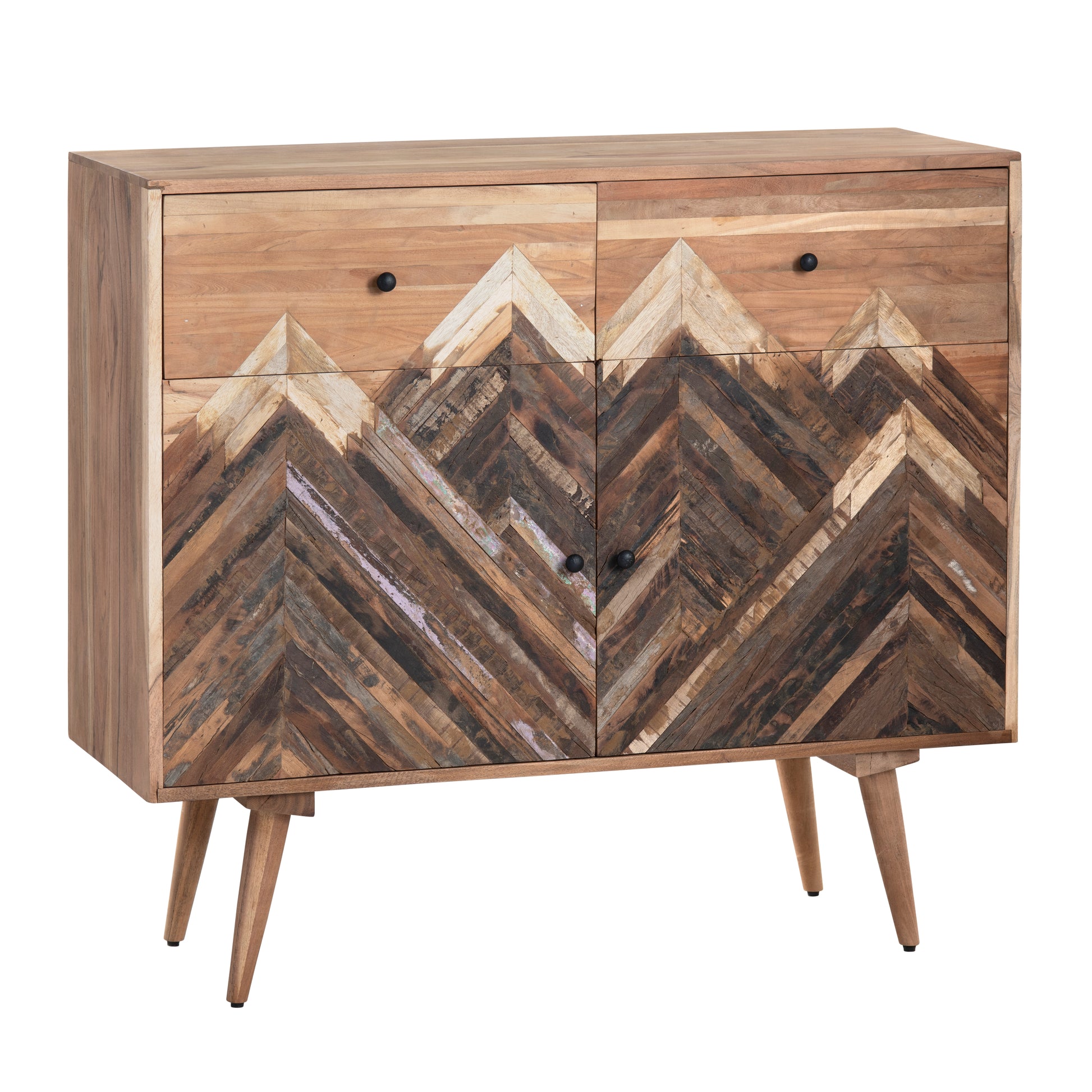 earth-toned fabric home décor piece in a elegant modern bedroom setting
