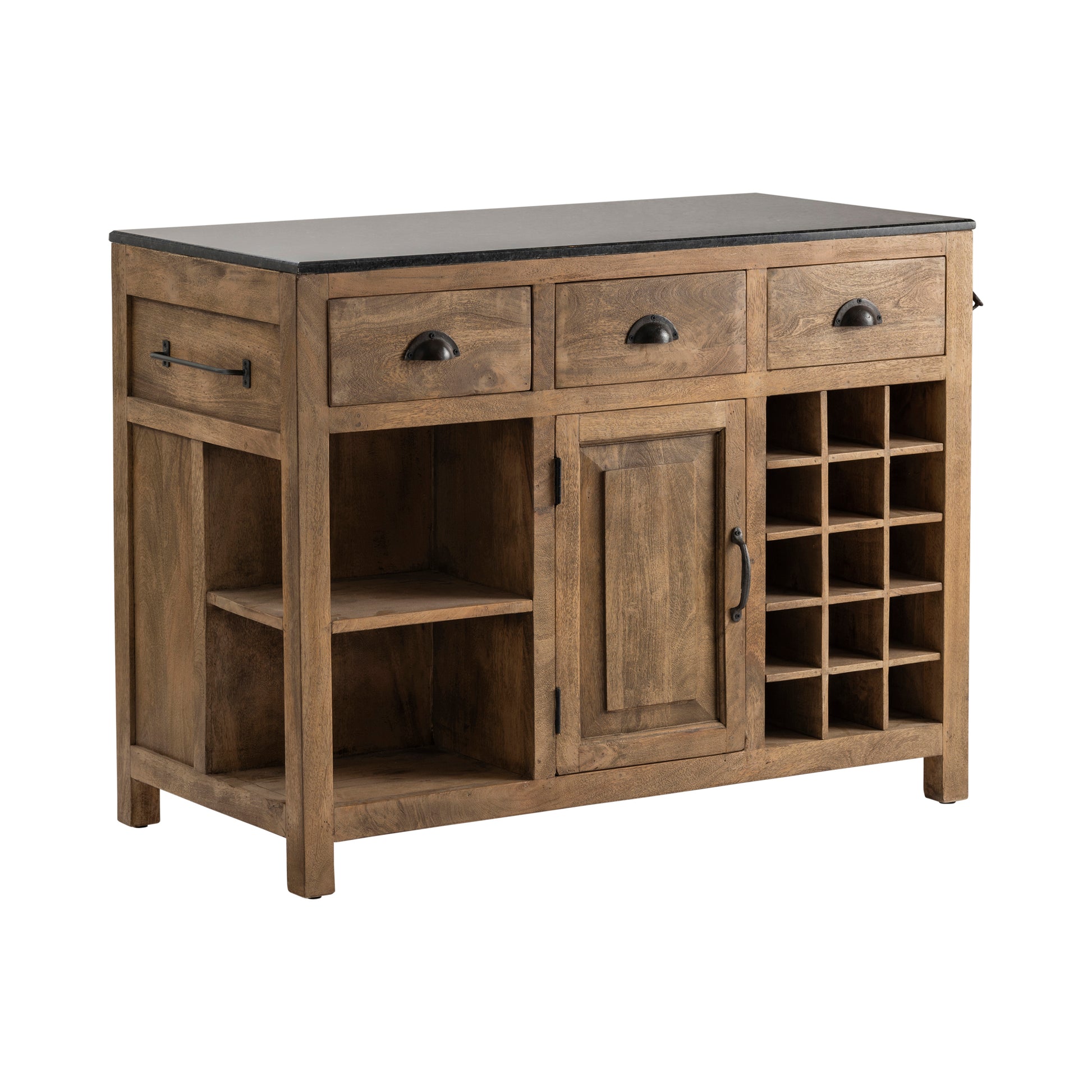 earth-toned fabric storage cabinet in a contemporary cozy bedroom setting