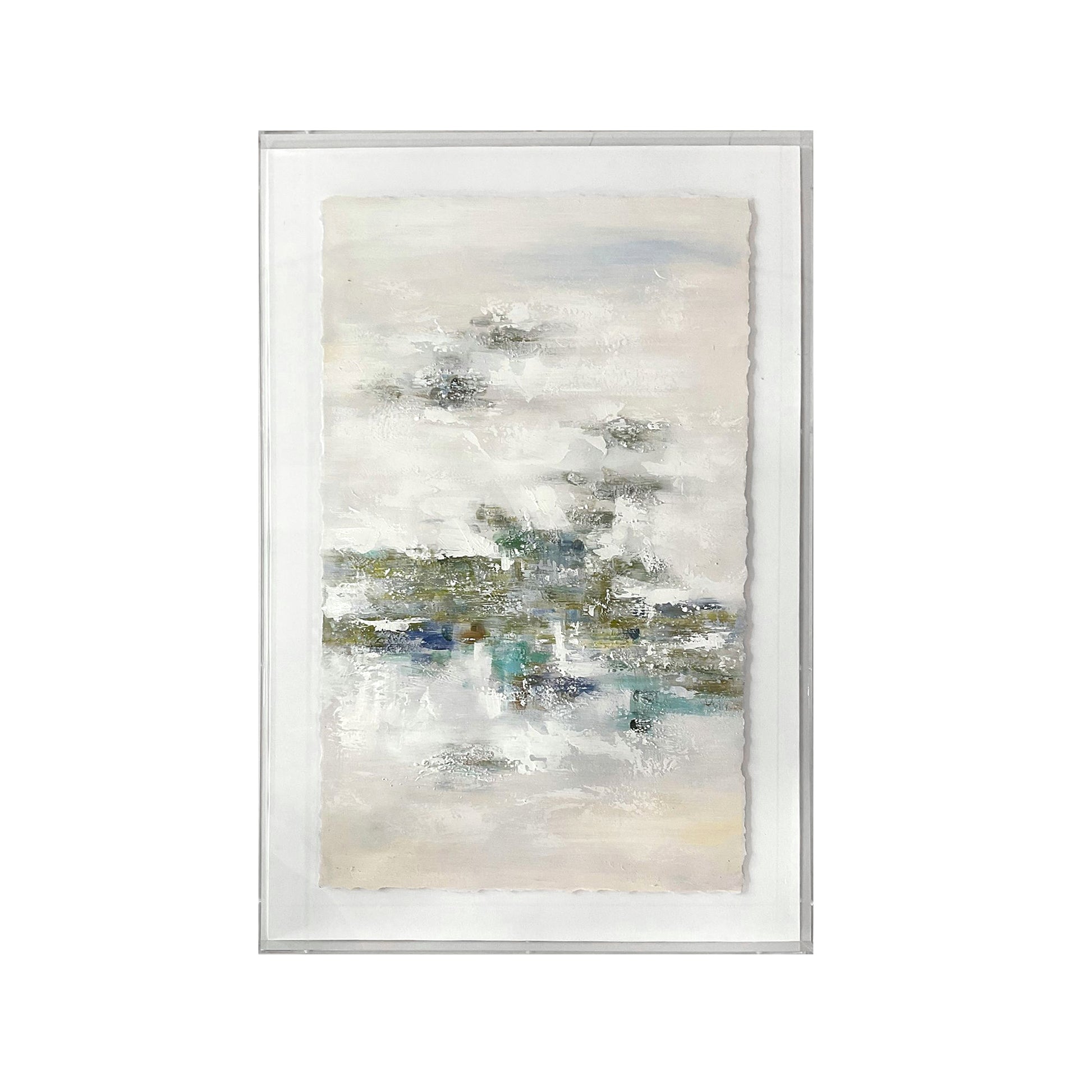 Adair 3 contemporary wall art displayed in a warm family room setting