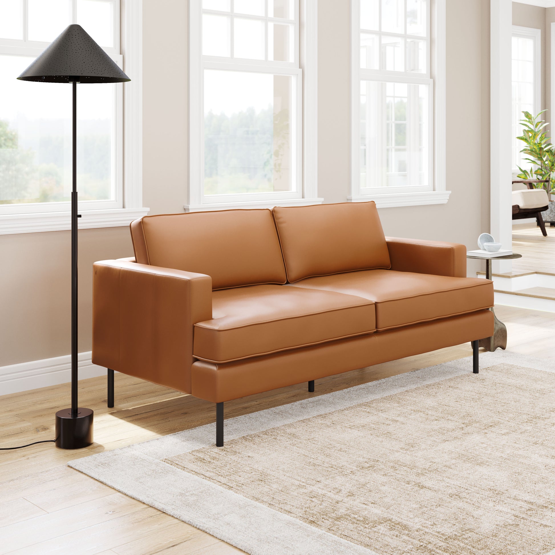 cream woven home dŽcor piece in a elegant modern bedroom setting
