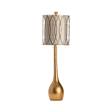 warm-toned soft table lamp in a minimalist dining room setting