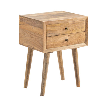 charcoal textured accent table in a classic entryway setting