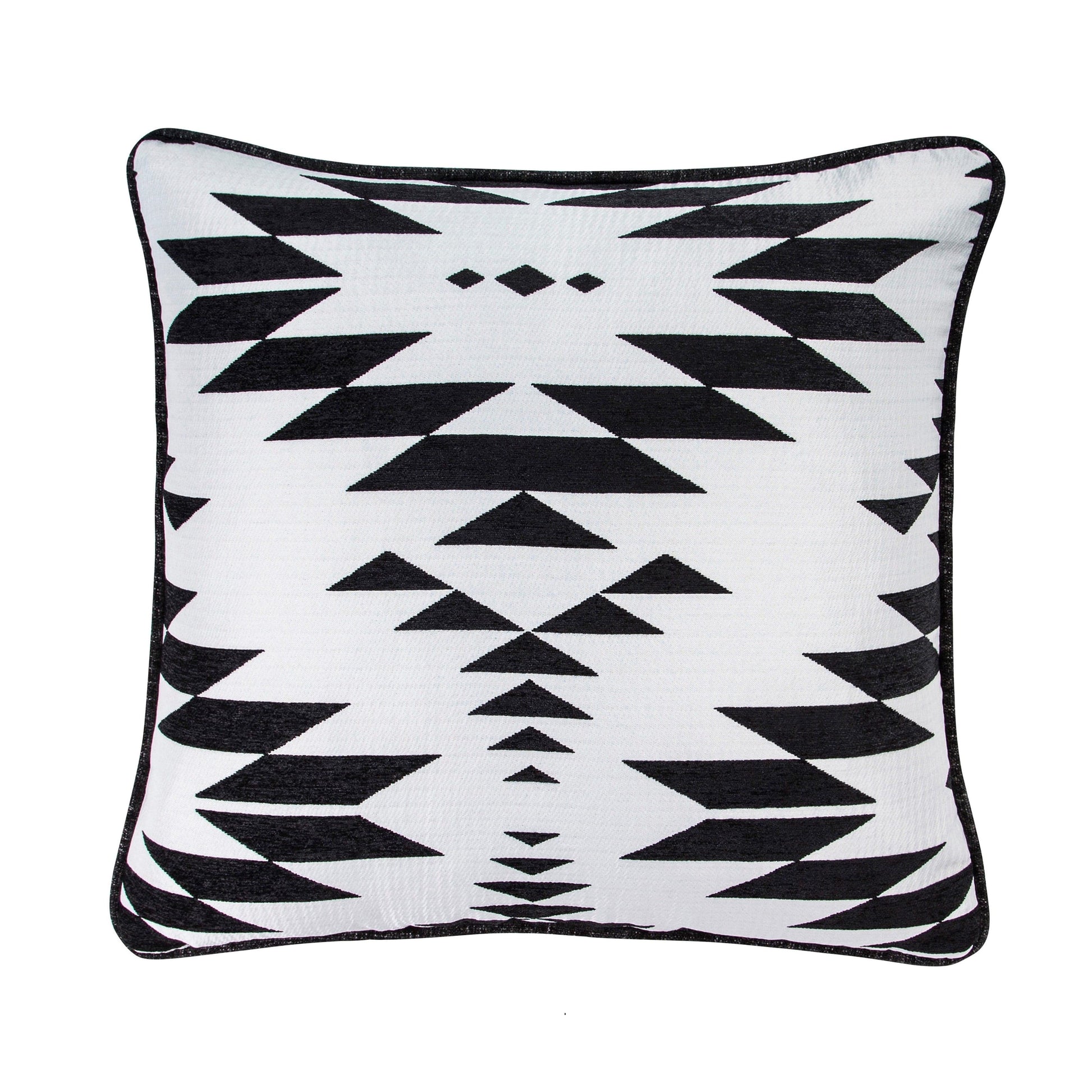rustic brown marble pillow sham styled in a transitional serene master suite
