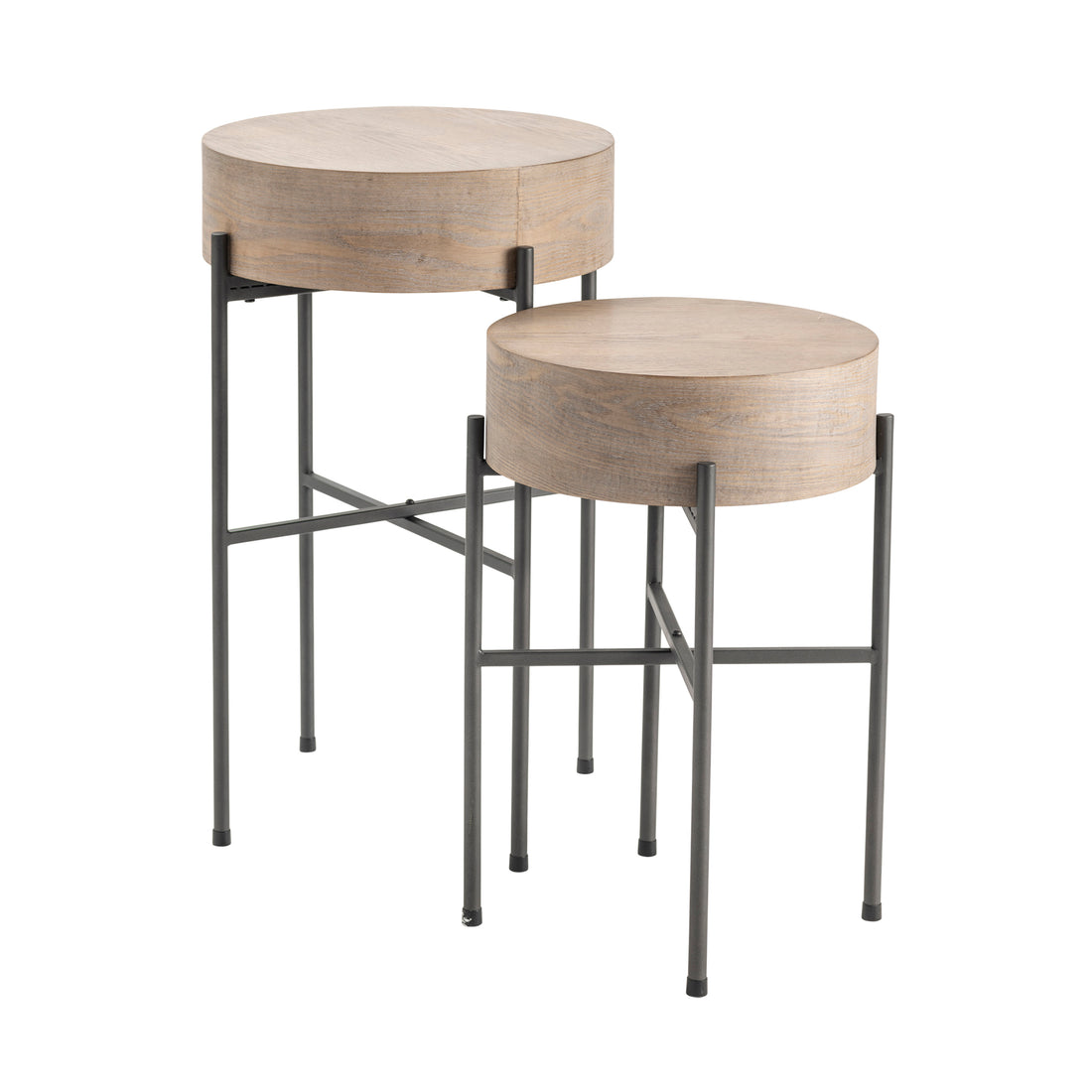natural velvet accent table in a classic entryway setting