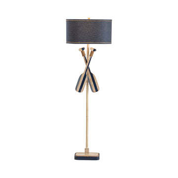 warm-toned soft table lamp in a modern bedroom setting