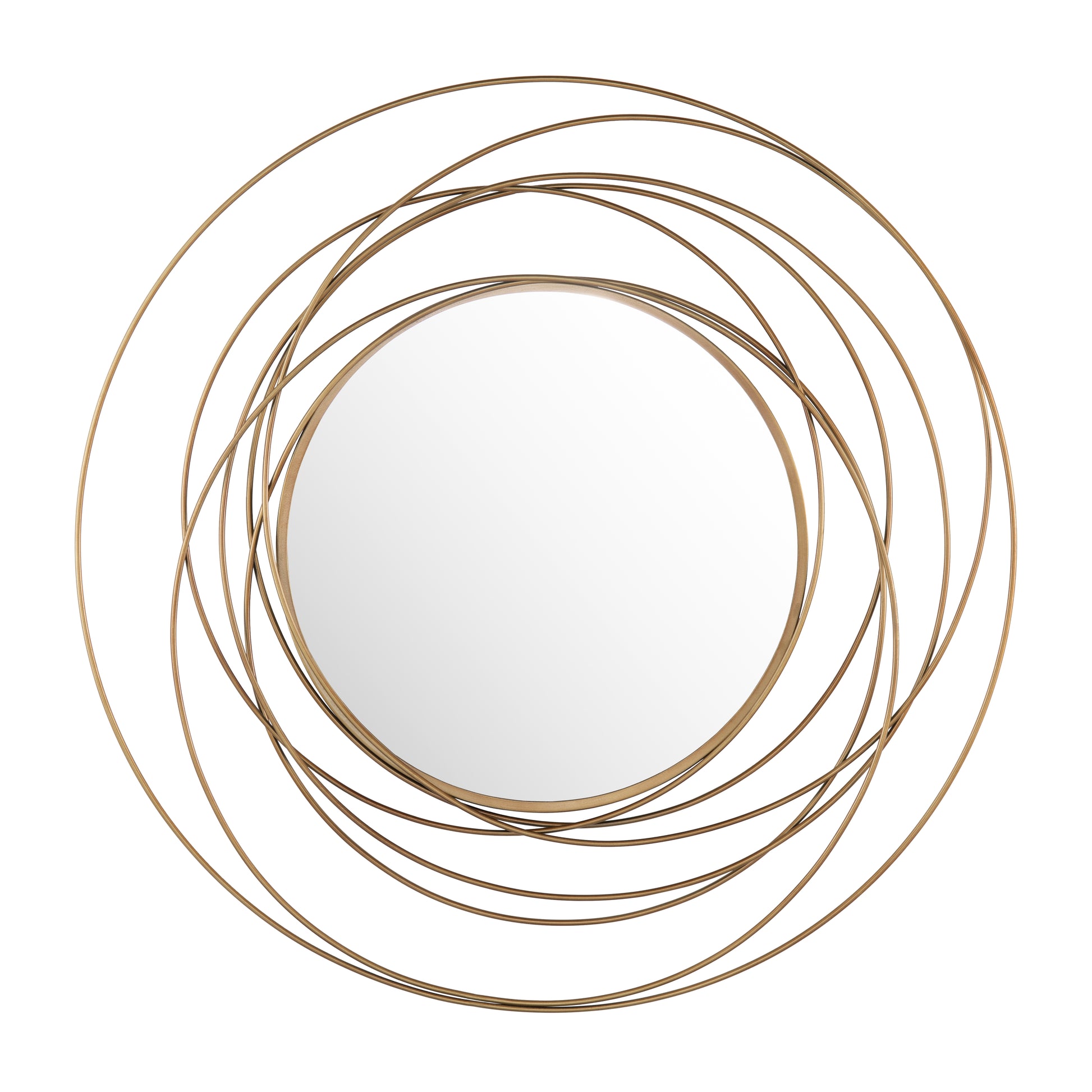 Hudson contemporary decorative mirror displayed in a refined study setting