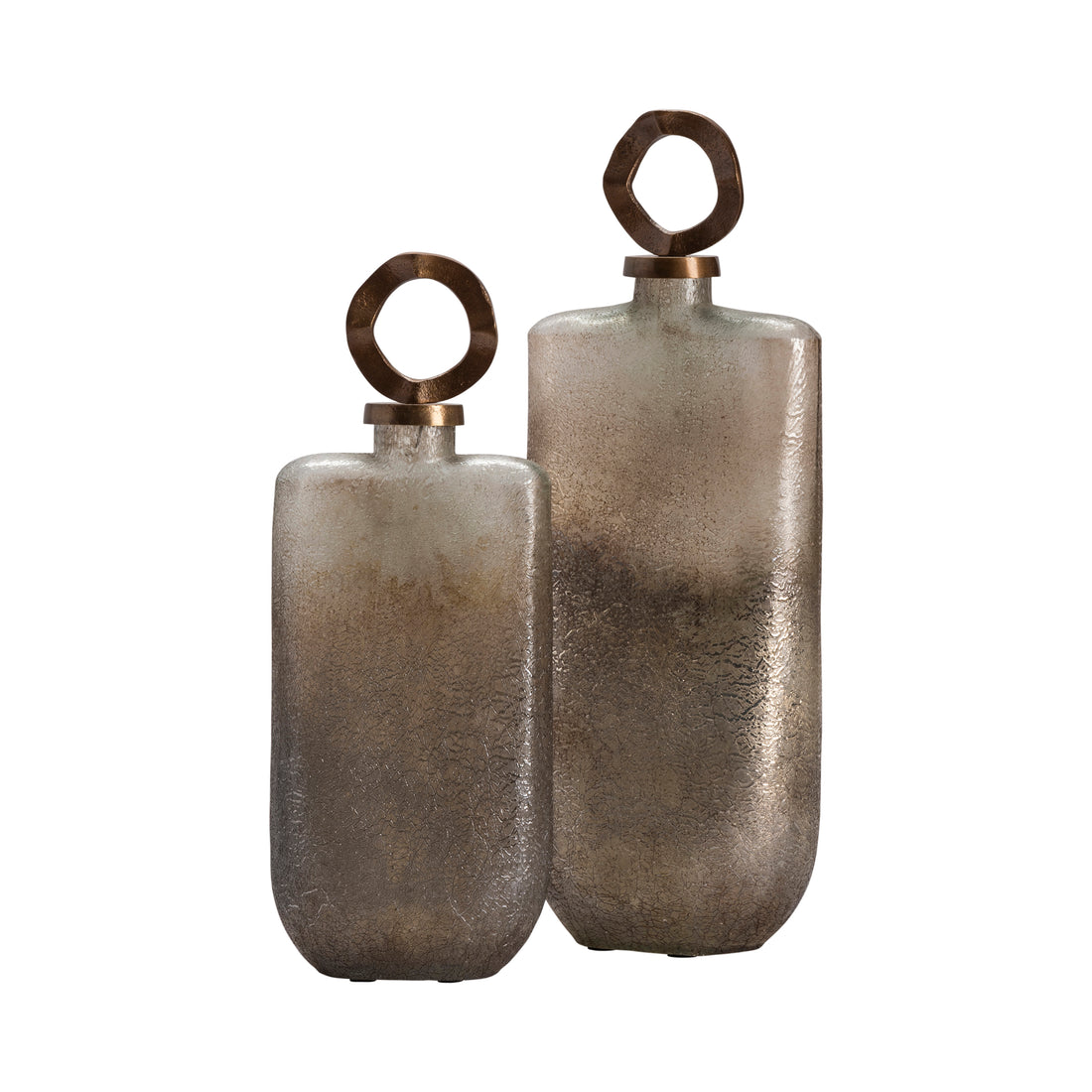 Valentina Covered Vases contemporary wall art displayed in a chic apartment setting