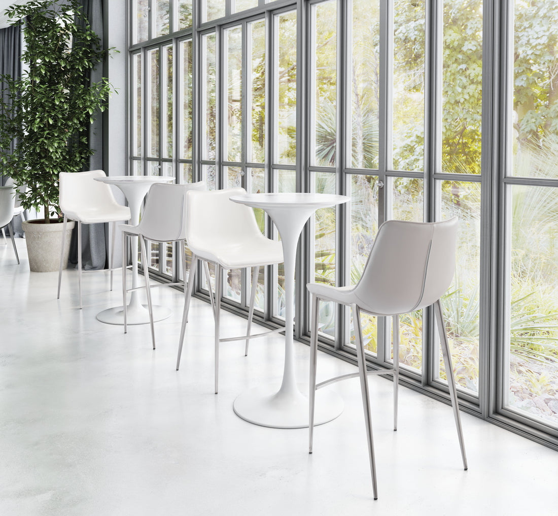 ivory cotton home dŽcor piece in a minimalist dining room setting