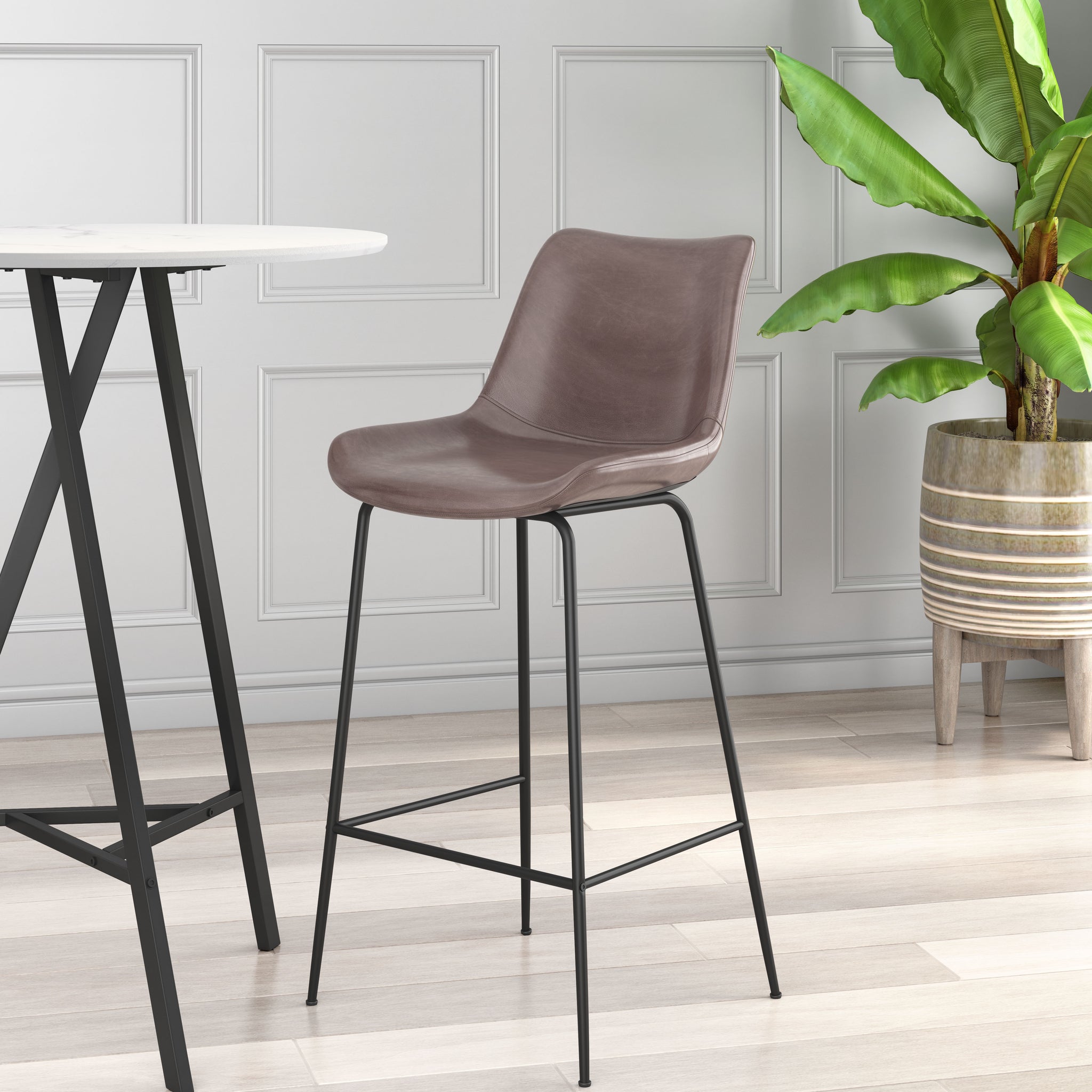 Byron Barstool Brown