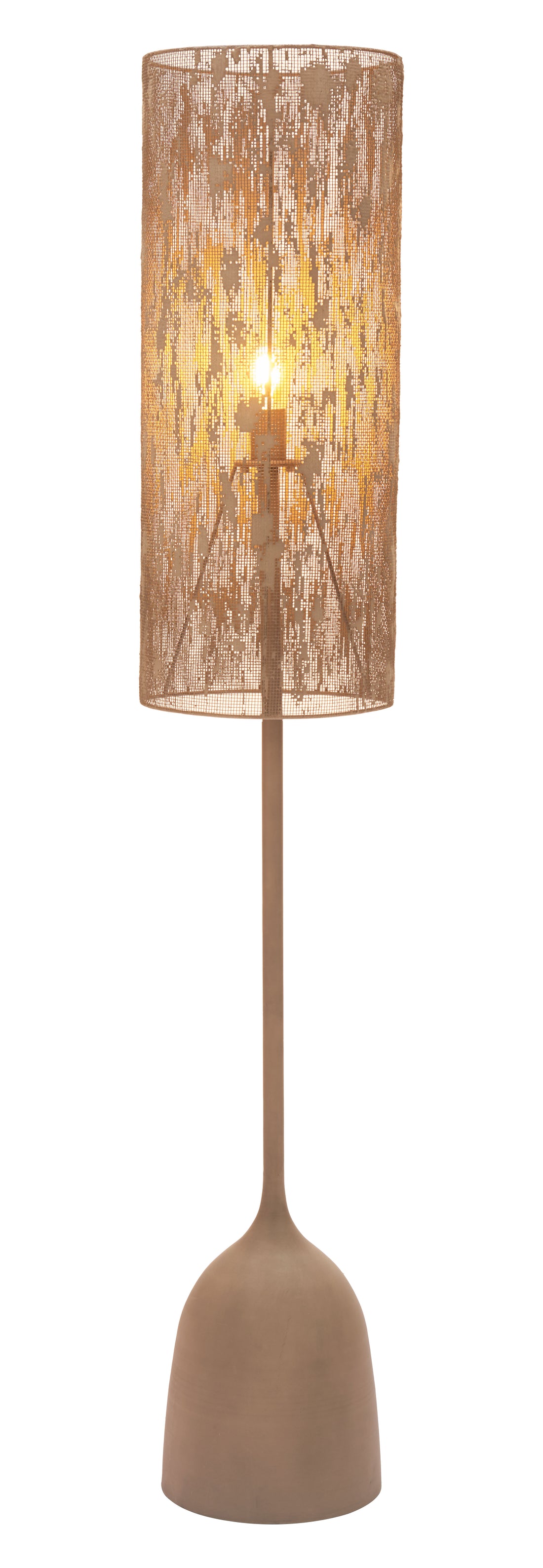soft gray solid wood lamp styled in a modern modern living room