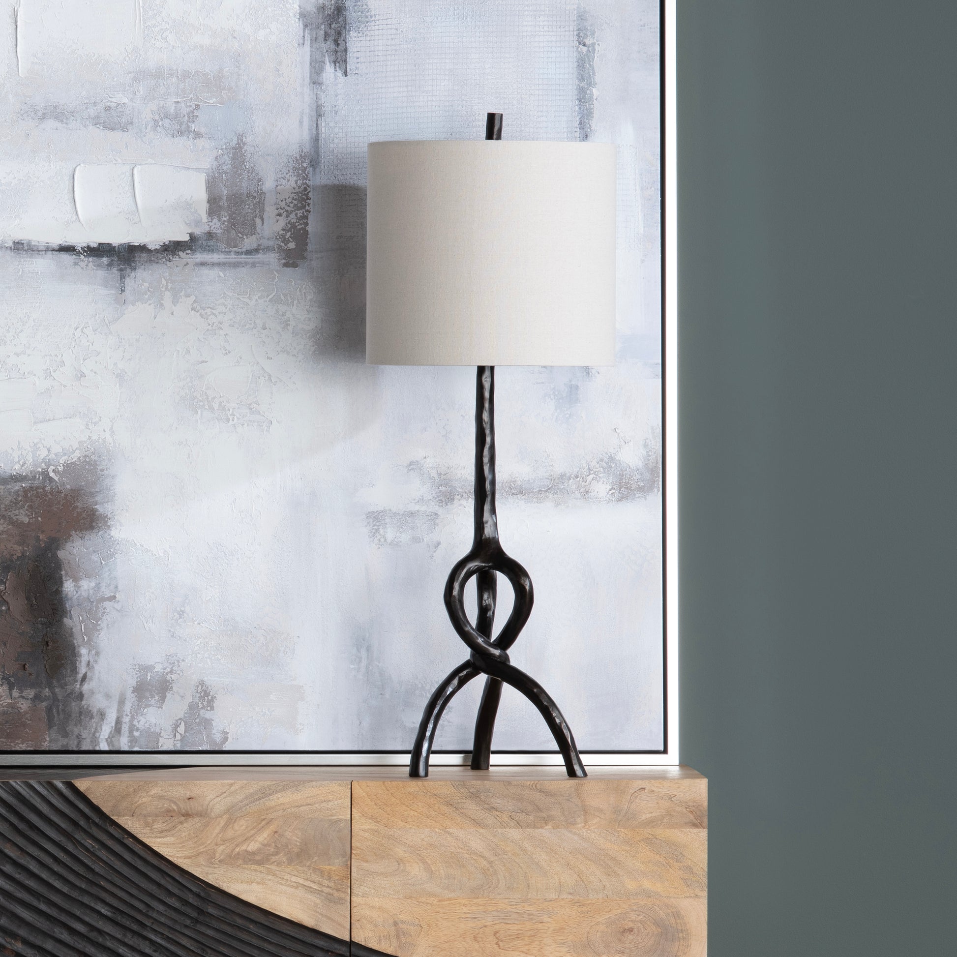 natural velvet home décor piece in a elegant modern bedroom setting