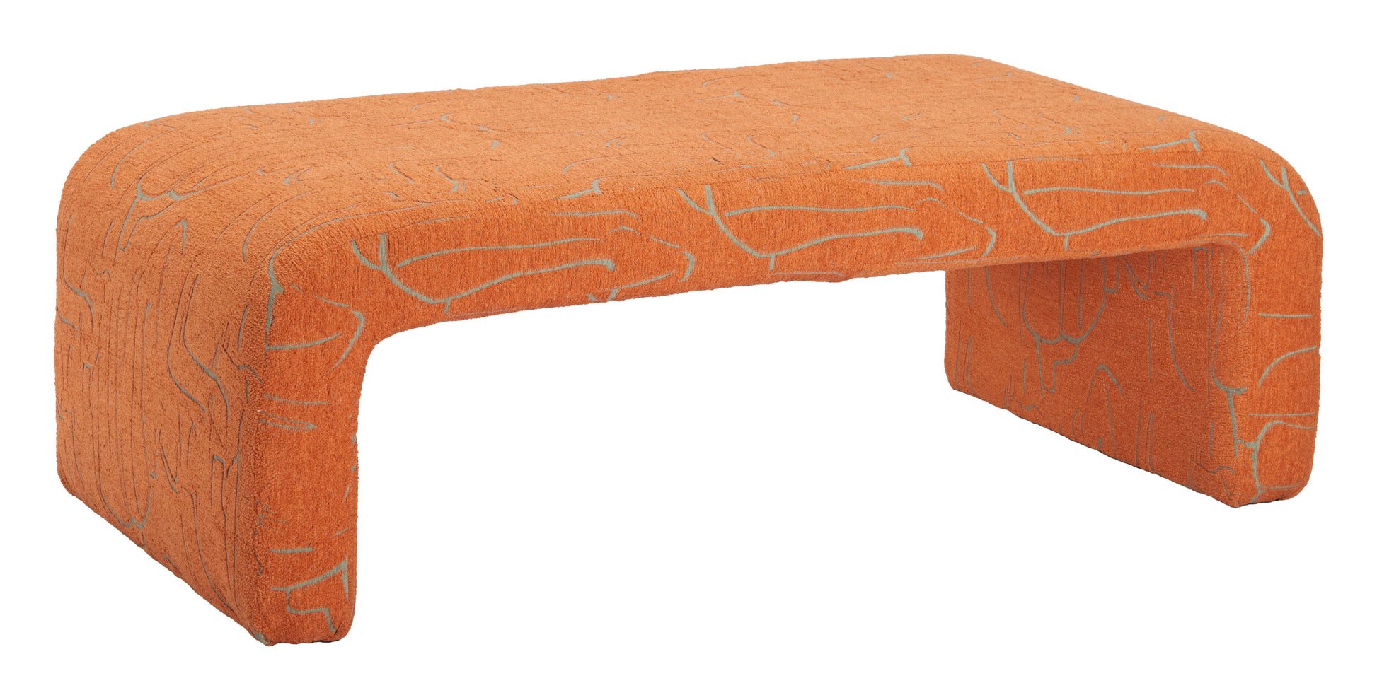 ivory solid wood bench styled in a modern modern living room