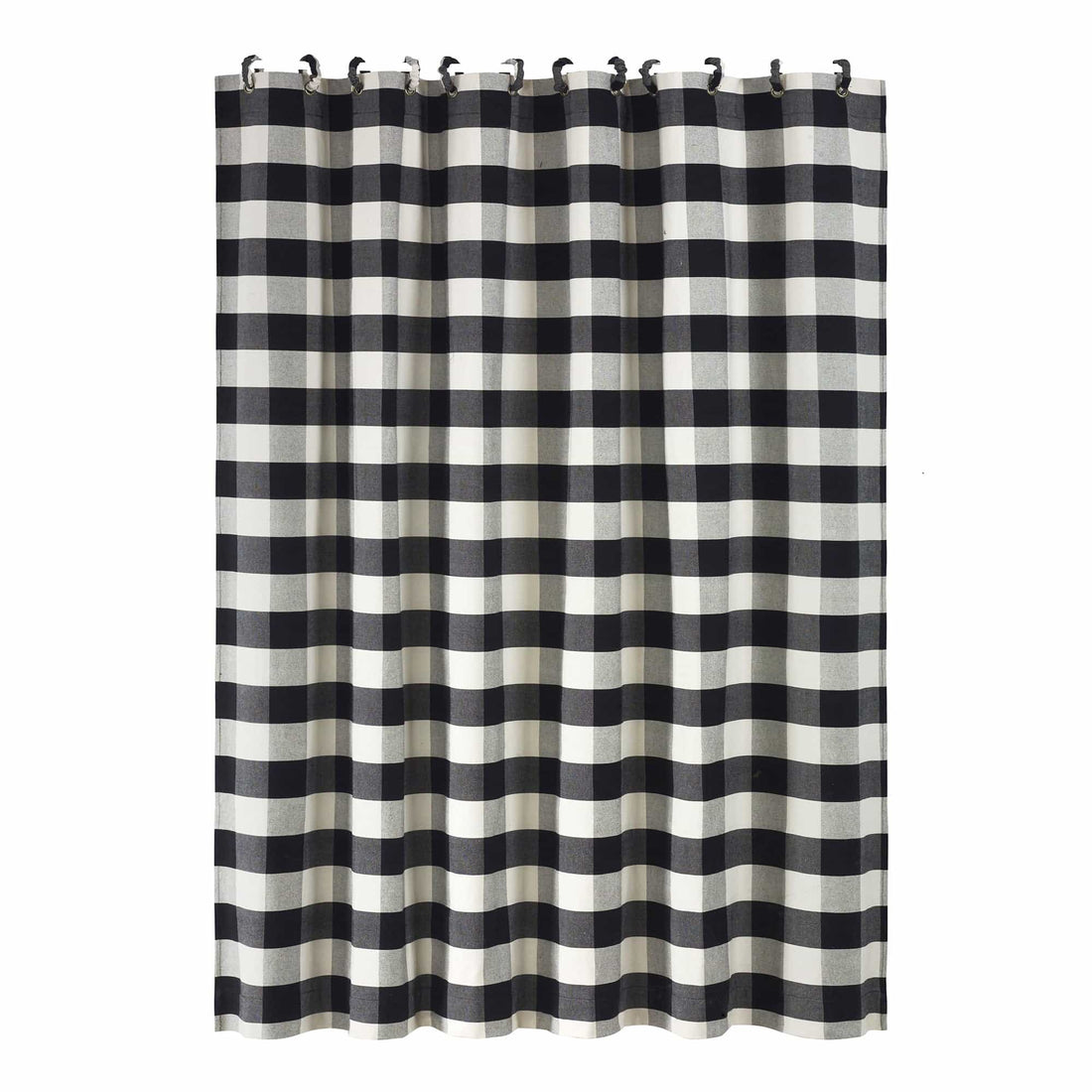 walnut linen curtain panel styled in a coastal elegant dining room