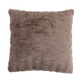 Brown textured pillow on a white background