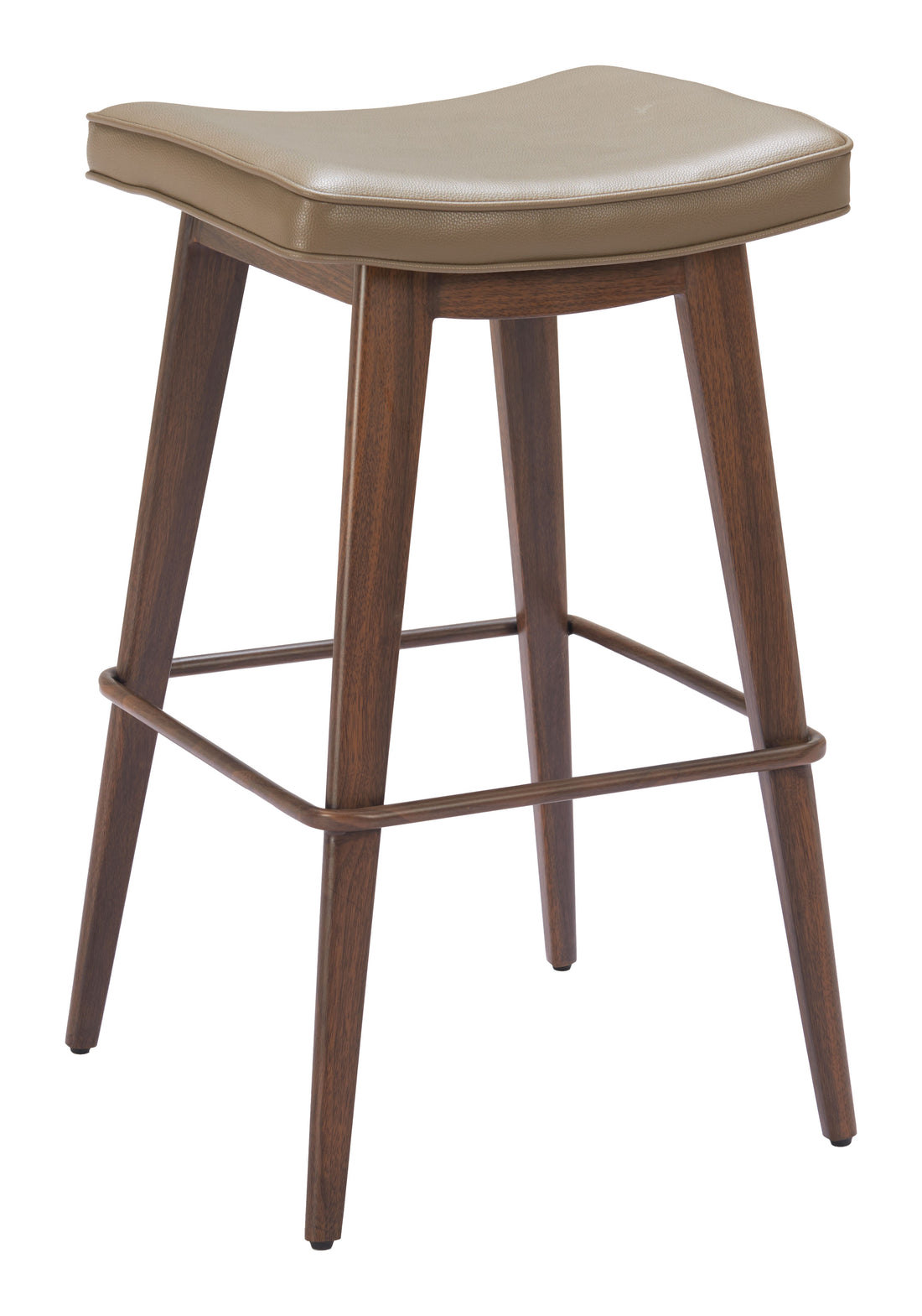 oak marble stool styled in a transitional serene master suite