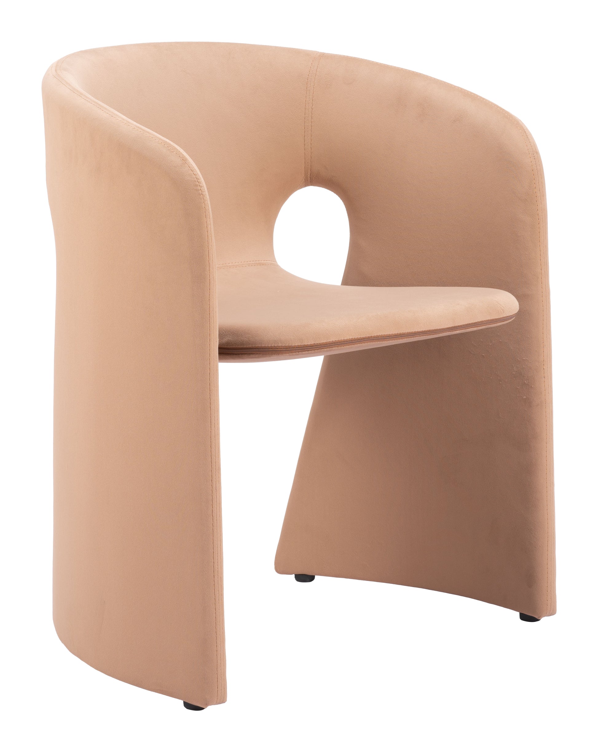 oak marble accent chair styled in a Scandinavian serene master suite