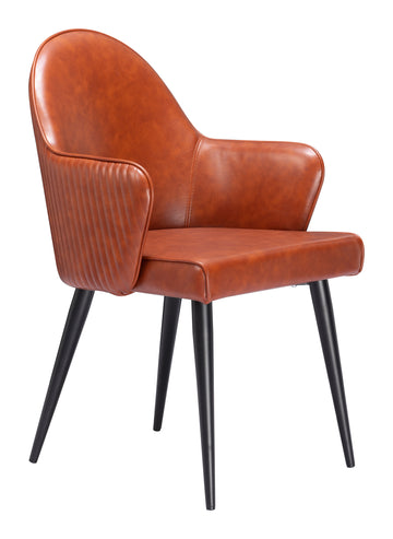 earth-toned marble accent chair styled in a transitional serene master suite