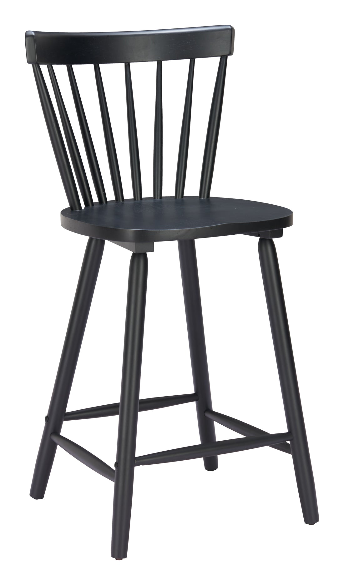warm-toned brushed metal stool styled in a contemporary minimalist entryway