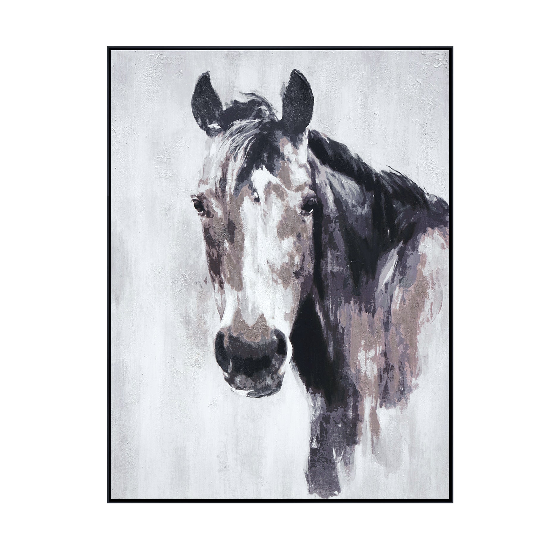 Brantley contemporary canvas artwork displayed in a sophisticated lounge setting