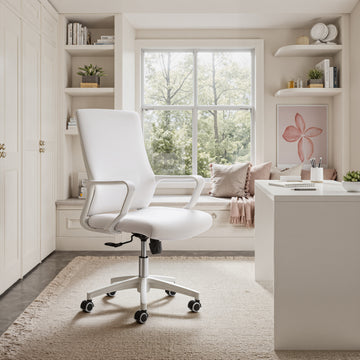 charcoal textured accent chair in a classic entryway setting
