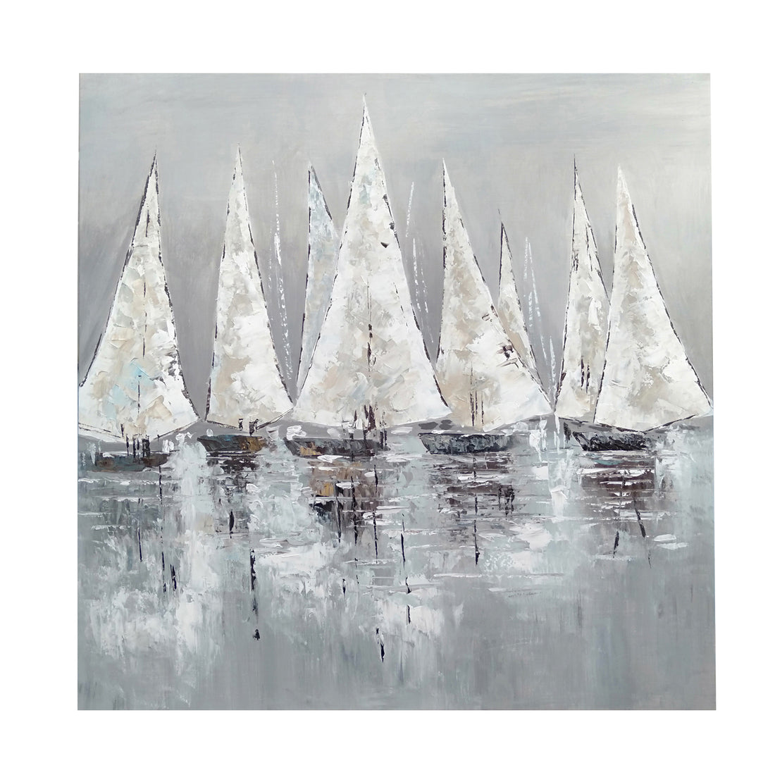 Pacific Sails styled for a rustic living room space.