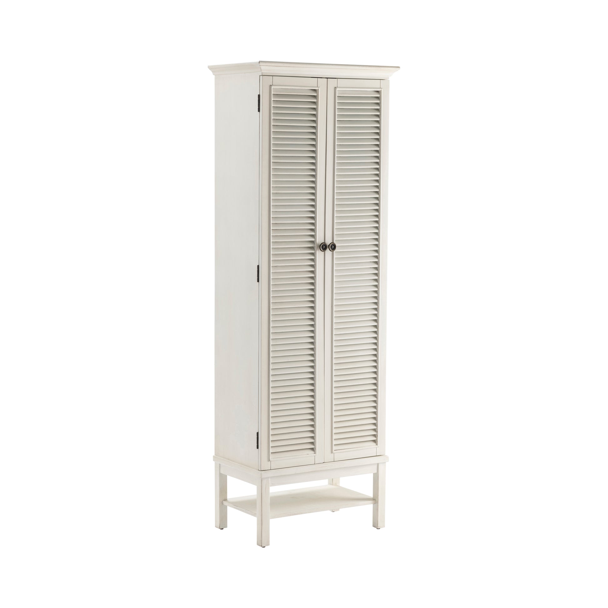 cream woven storage cabinet in a farmhouse contemporary bedroom setting