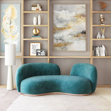 white brushed home dŽcor piece in a modern bedroom setting