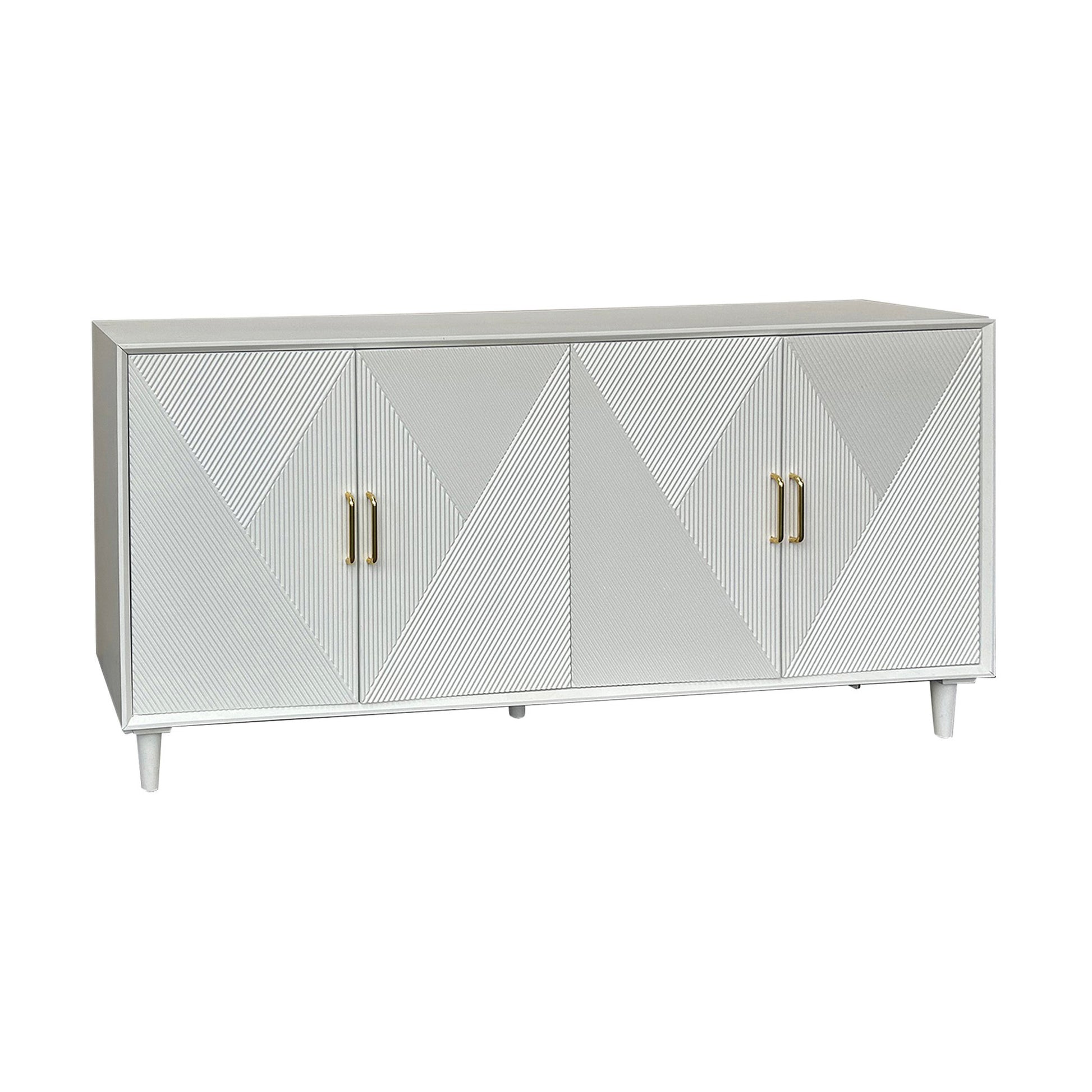 gray canvas home décor piece in a refined master bedroom setting