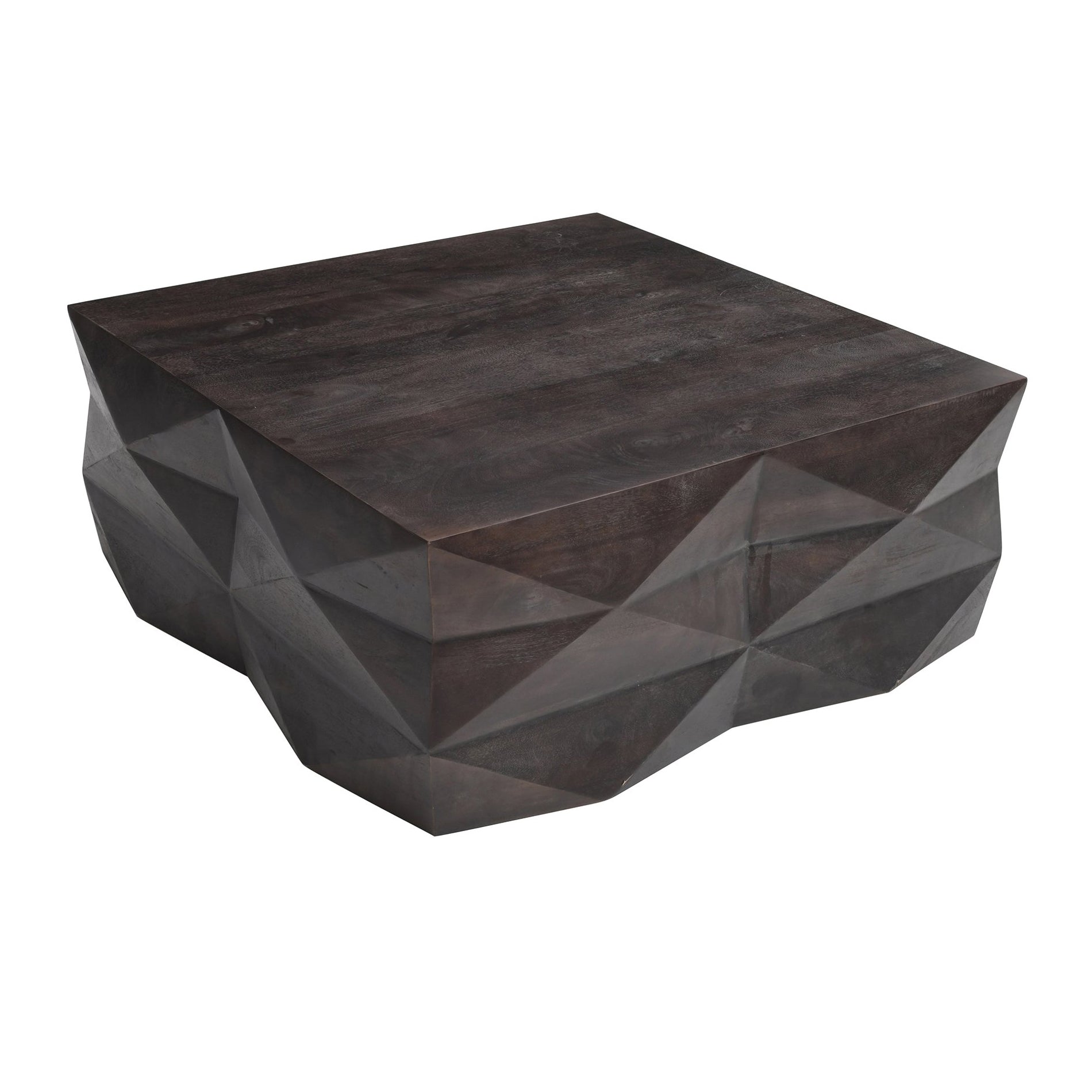 beige plush accent table in a refined master bedroom setting