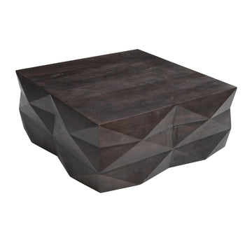 beige plush accent table in a refined master bedroom setting