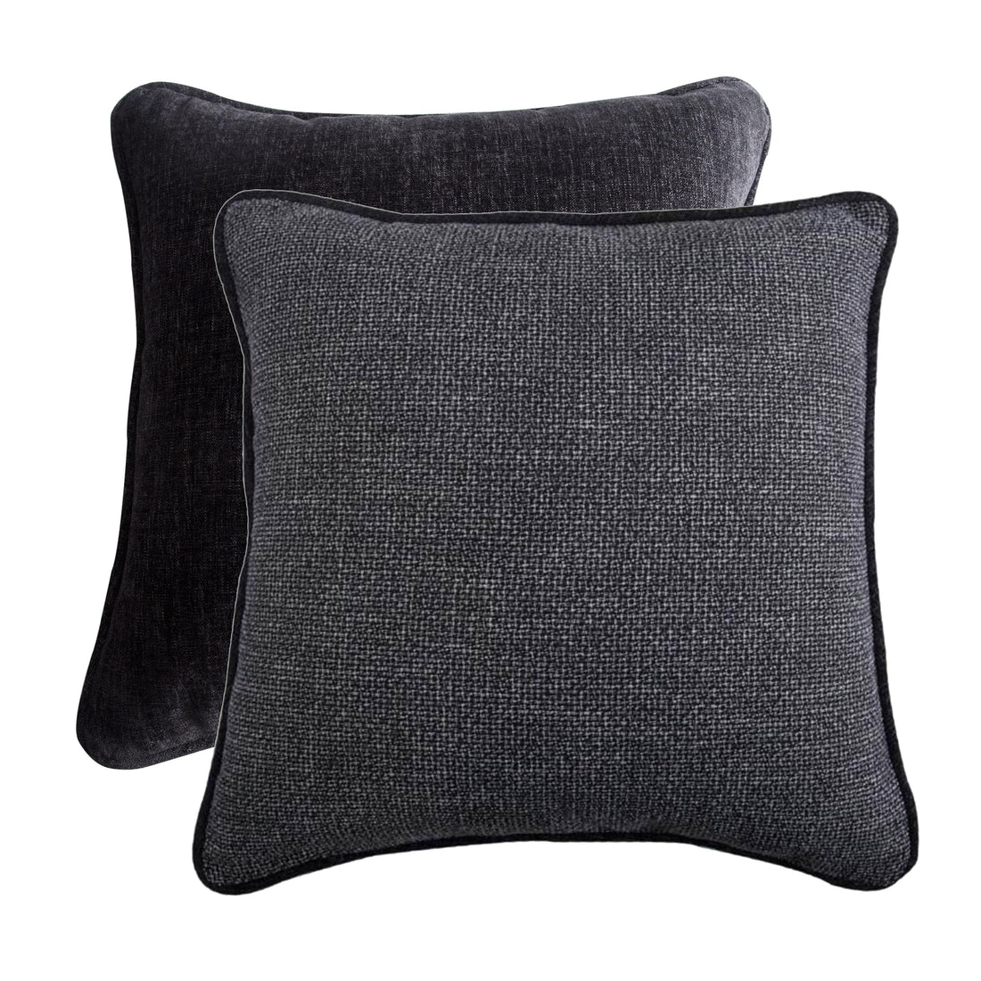 earth-toned marble pillow sham styled in a transitional serene master suite