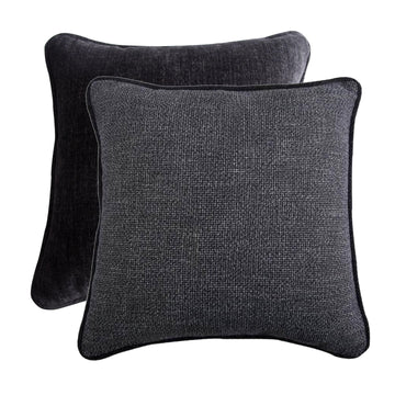 earth-toned marble pillow sham styled in a transitional serene master suite