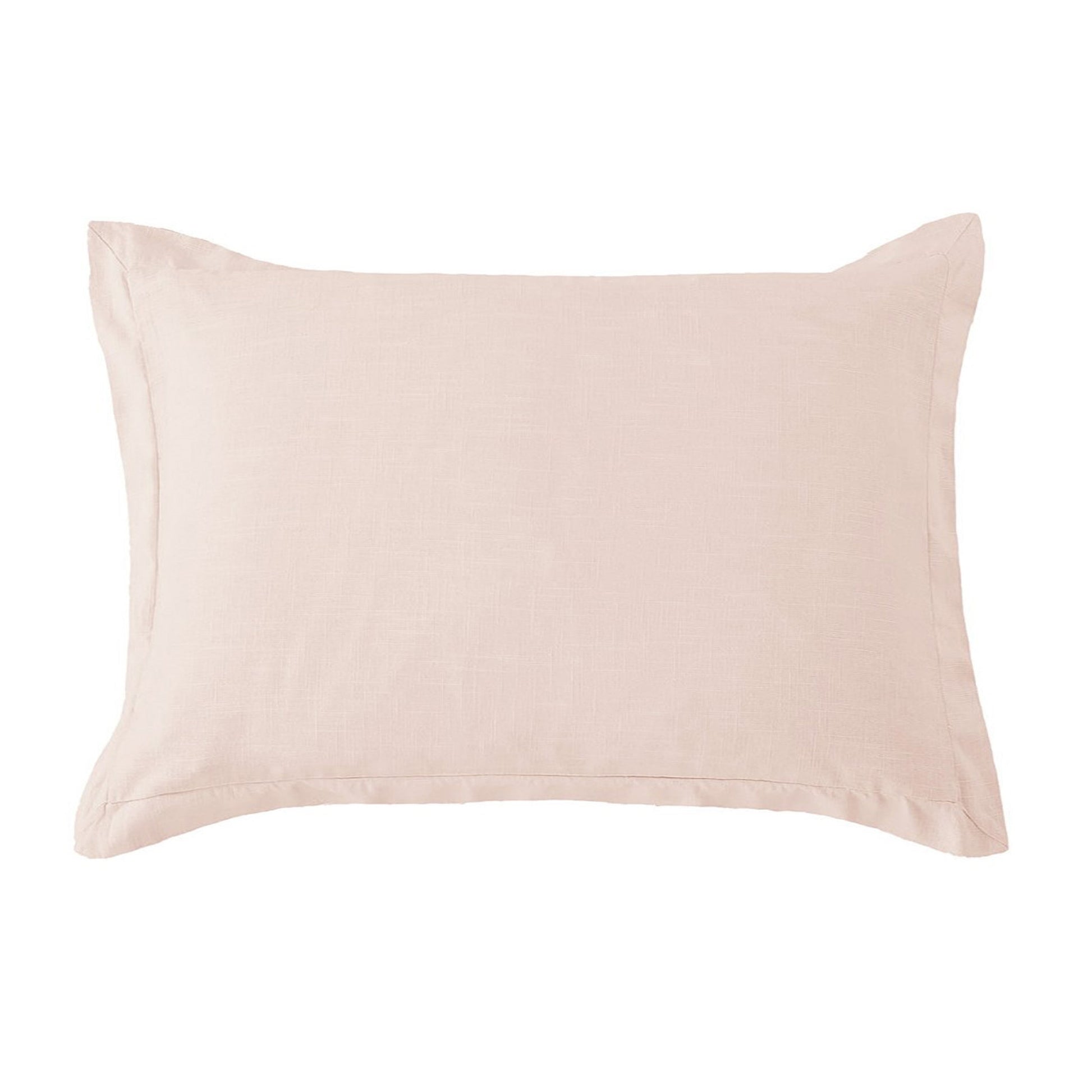 Beige pillow on a white background