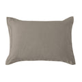 Gray pillow on a white background