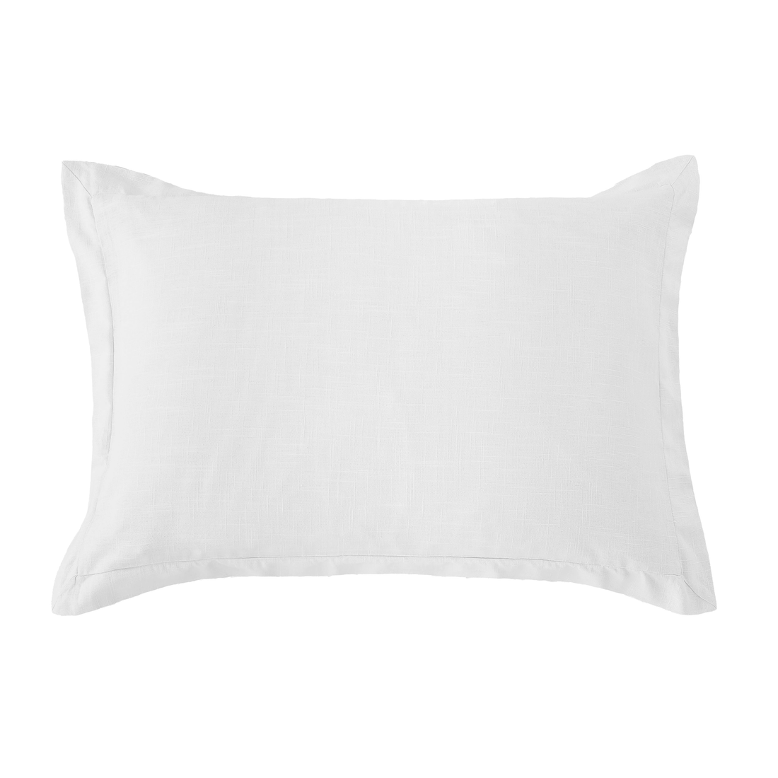 matte black linen decorative pillow styled in a minimalist elegant dining room