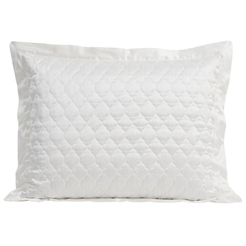 earth-toned textured pillow sham in a refined living room setting