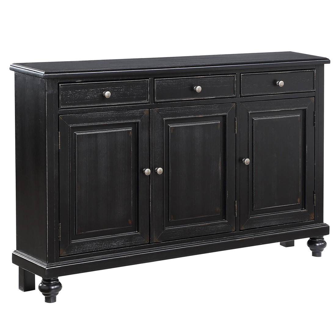 ivory cotton accent table in a classic entryway setting